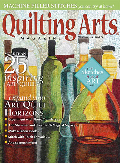 绗缝艺术手工艺杂志订阅电子版PDF 美国《Quilting Arts》【2015年汇总6期】