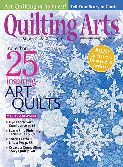 绗缝艺术手工艺杂志订阅电子版PDF 美国《Quilting Arts》【2016年汇总6期】