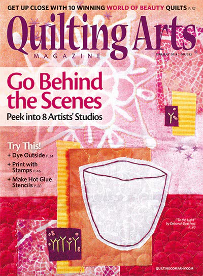 绗缝艺术手工艺杂志订阅电子版PDF 美国《Quilting Arts》【2018年汇总4期】