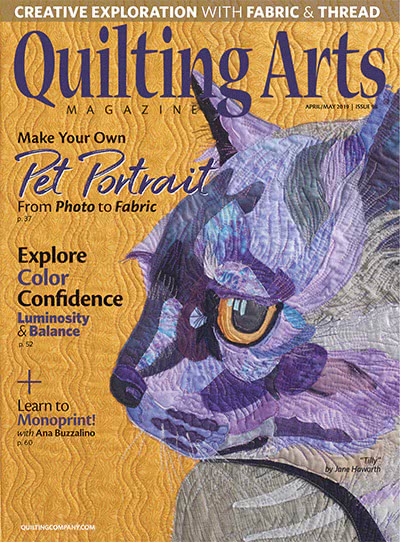 绗缝艺术手工艺杂志订阅电子版PDF 美国《Quilting Arts》【2019年汇总6期】