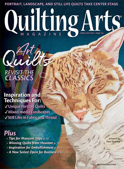 绗缝艺术手工艺杂志订阅电子版PDF 美国《Quilting Arts》【2020年汇总6期】