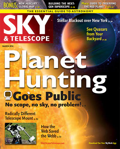 天文学杂志订阅电子版PDF 美国《Sky & Telescope》【2014年汇总12期】