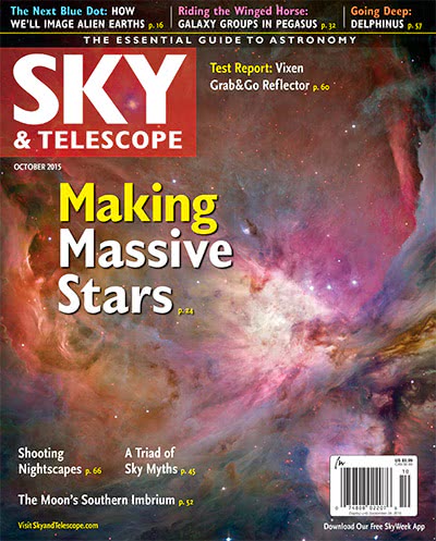 天文学杂志订阅电子版PDF 美国《Sky & Telescope》【2015年汇总12期】