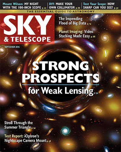 天文学杂志订阅电子版PDF 美国《Sky & Telescope》【2016年汇总11期】