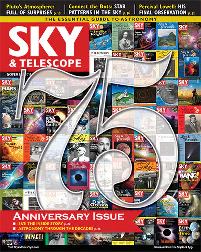 天文学杂志订阅电子版PDF 美国《Sky & Telescope》【2016年汇总11期】