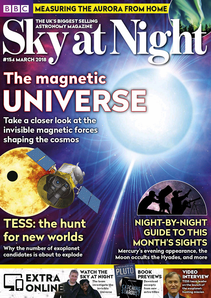 权威天文学杂志订阅电子版PDF 英国《BBC Sky at Night》【2018年3月刊杂志免费下载】