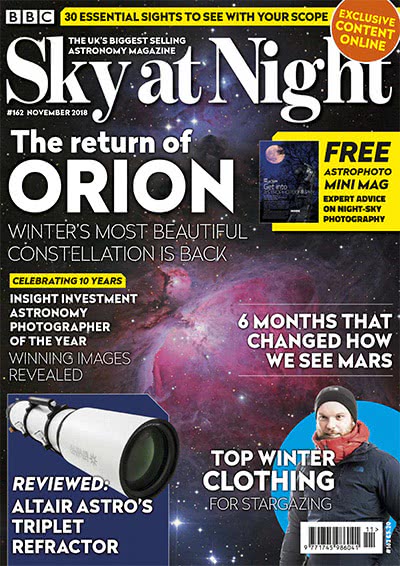 权威天文学杂志订阅电子版PDF 英国《BBC Sky at Night》【2018年汇总12期】