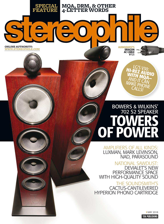 音响音乐杂志订阅电子版PDF 美国《Stereophile》【2018年5月刊杂志免费下载】