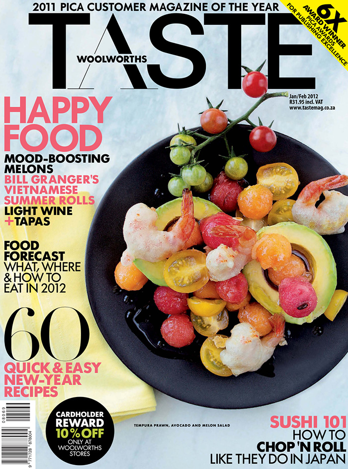 特色美食杂志订阅电子版PDF 南非《Woolworths Taste》【2012年1月2月合刊杂志免费下载】