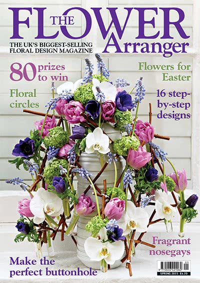 插花手工杂志订阅电子版PDF 英国《The Flower Arranger》【2015年汇总4期】