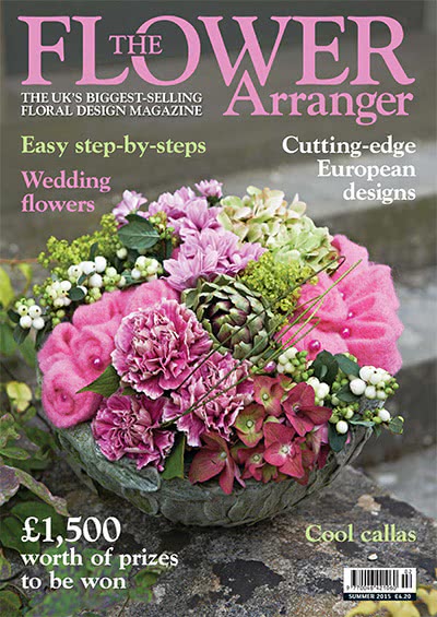 插花手工杂志订阅电子版PDF 英国《The Flower Arranger》【2015年汇总4期】