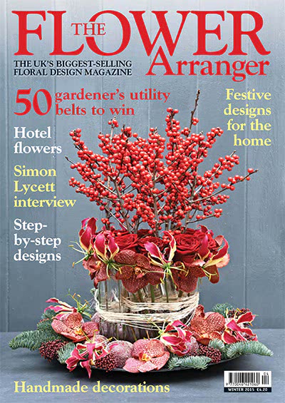 插花手工杂志订阅电子版PDF 英国《The Flower Arranger》【2015年汇总4期】