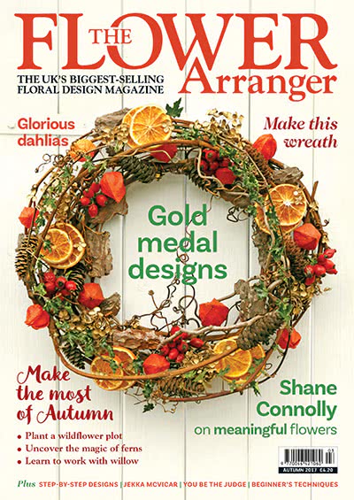 插花手工杂志订阅电子版PDF 英国《The Flower Arranger》【2017年汇总4期】