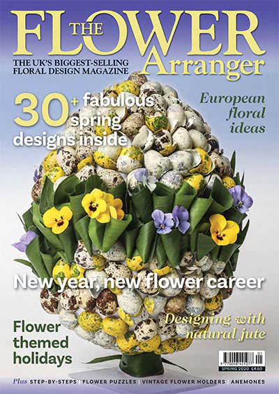 插花手工杂志订阅电子版PDF 英国《The Flower Arranger》【2020年汇总4期】