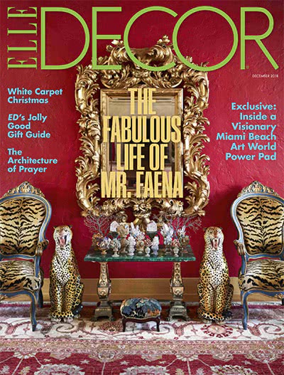 家居装修时尚杂志订阅电子版PDF 美国《ELLE Decor》【2018年汇总10期】