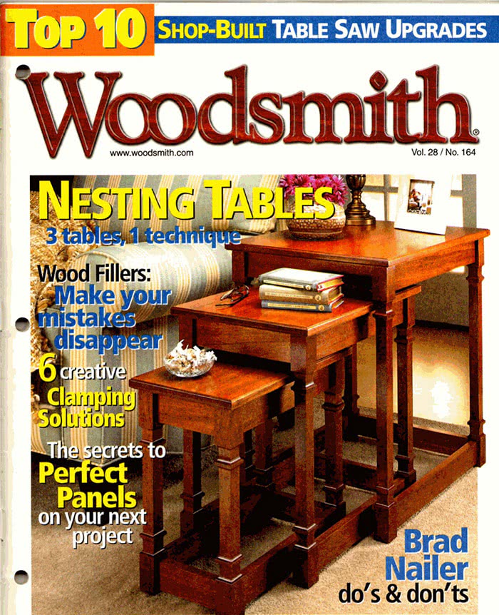 实用木工杂志订阅电子版PDF 美国《Woodsmith》【2006年4月5月刊杂志免费下载】