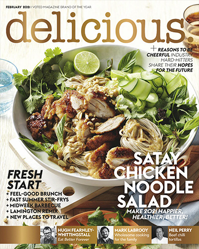 旅游美食杂志订阅电子版PDF 澳大利亚《Delicious》【2021年汇总11期】