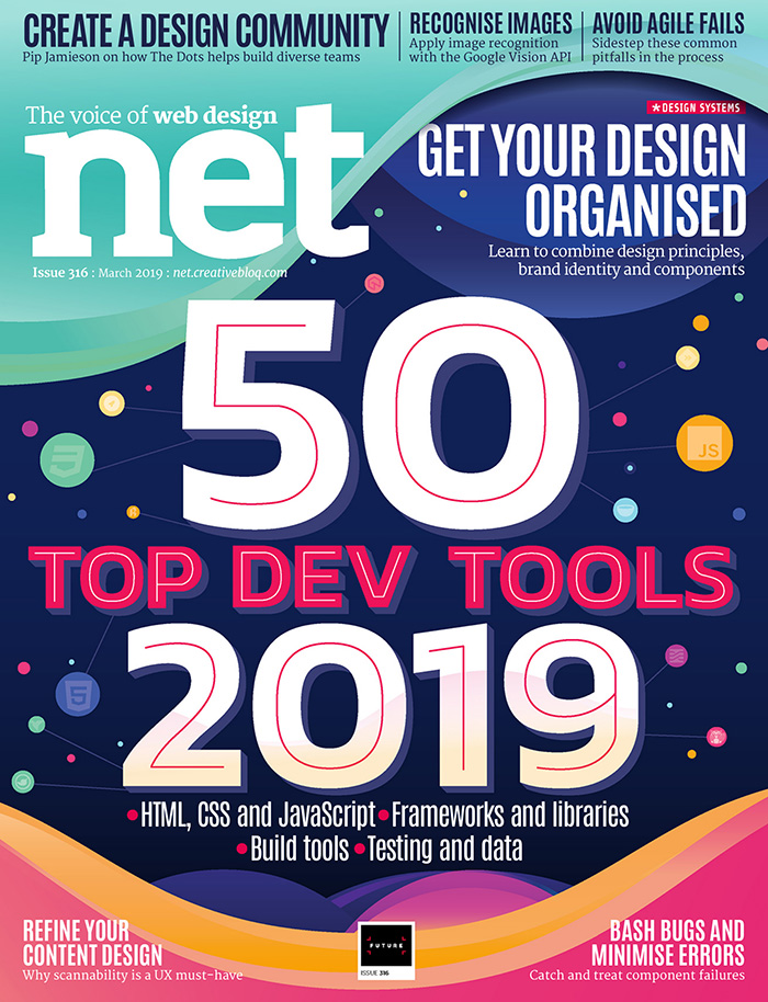 UI网页设计开发IT杂志订阅电子版PDF 英国《NET》【2019年3月刊杂志免费下载】