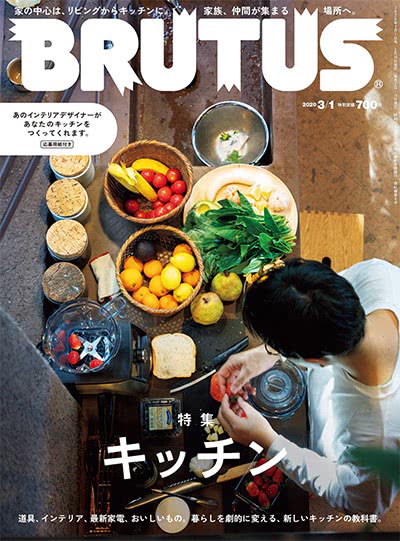生活和文化时尚杂志订阅电子版PDF 日本《BRUTUS》【2020年汇总11期】