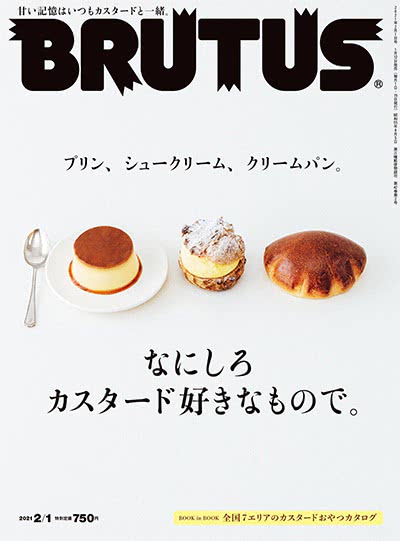 生活和文化时尚杂志订阅电子版PDF 日本《BRUTUS》【2021年汇总21期】