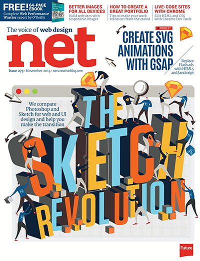 UI网页设计开发IT杂志订阅电子版PDF 英国《NET》【2015年汇总8期】