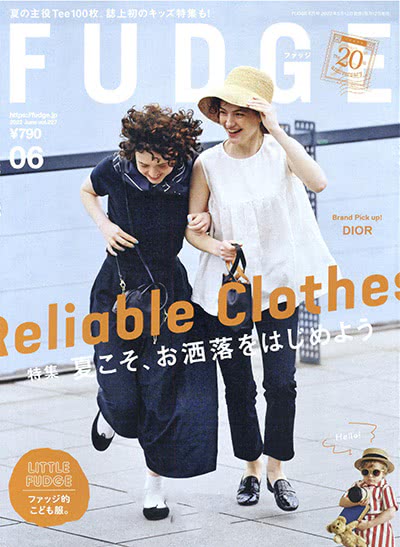 《FUDGE》日本 学院风欧美复古穿搭杂志订阅电子版PDF【2022年全集】