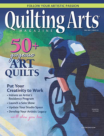 绗缝艺术手工艺杂志订阅电子版PDF 美国《Quilting Arts》【2022年全年汇总4期】